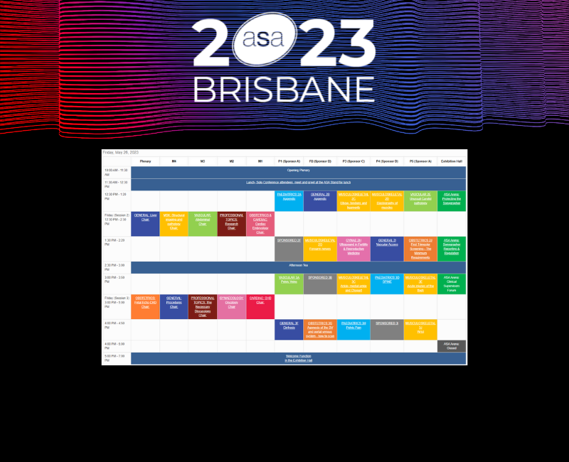 ASA2023 Brisbane Conference Program is now LIVE!